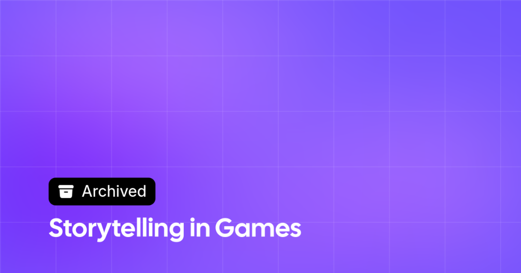 Thumbnail image for Storytelling in Games