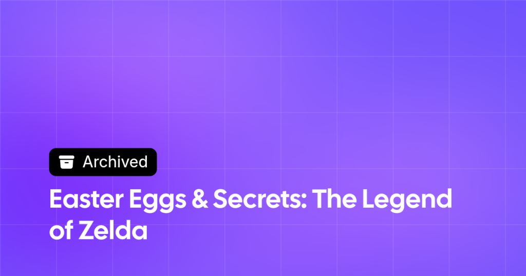 Thumbnail image for Easter Eggs & Secrets: The Legend of Zelda