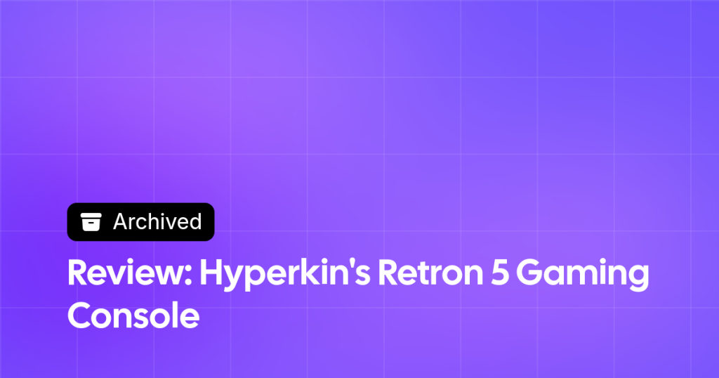 Thumbnail image for Review: Hyperkin's Retron 5 Gaming Console