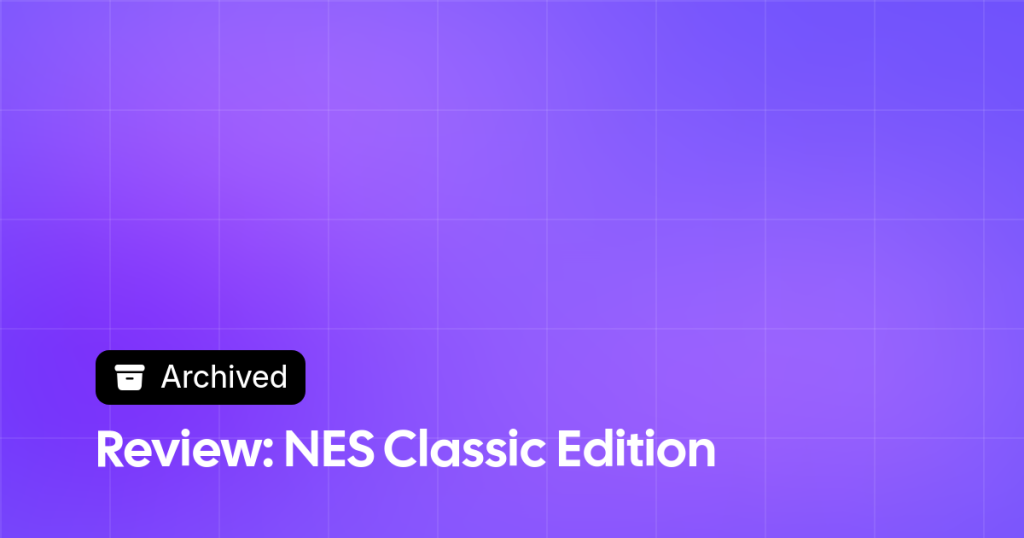 Thumbnail image for Review: NES Classic Edition